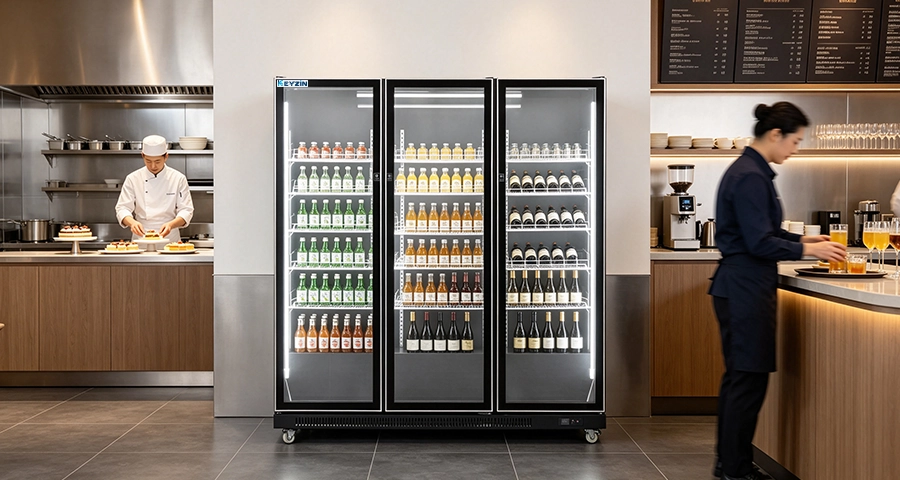 Energy efficient commercial refrigerators and ice machines