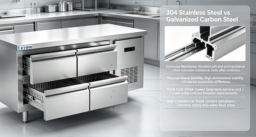 304 Stainless Steel vs Zinc-Plated Hardware 304 stainless steel vs zinc plated slides