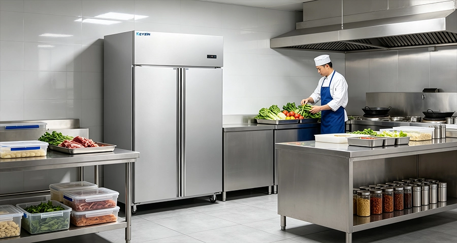 commercial reach-in refrigerator compressor placement guide